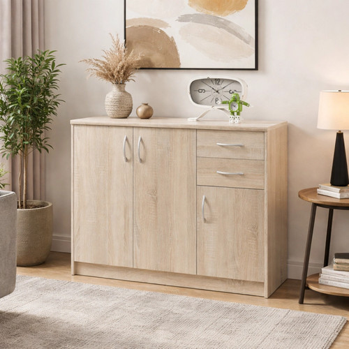 Credenza moderna rovere chiaro - credenza,
