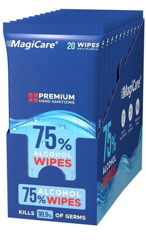 Salviette alcoliche travel - alcoliche, 75%