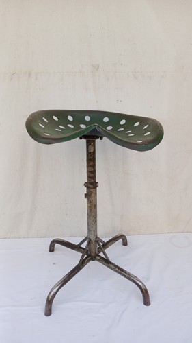 Sgabello industriale vintage - sgabello,