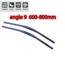 Manubrio rialzato completo in fibra di carbonio 660-800*31,8 mm manubrio ciclismo montagna