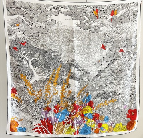 Sciarpa bandana pura - , seta