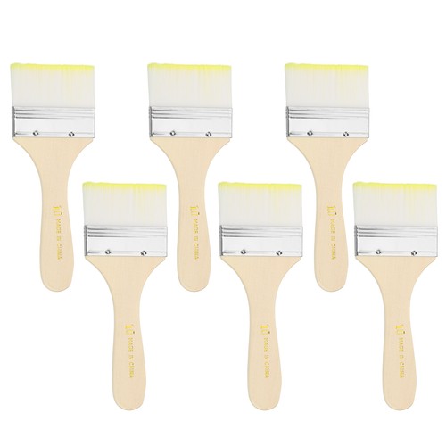 Set paint brushes - of,