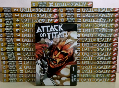 Attack titan manga set - attack, on