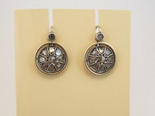 ORECCHINI  ORO EPOCA ANNI '20 CON DIAMANTI OLD GOLD EARRINGS DIAMONDS