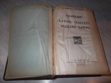 Vocabolario latino italiano - vocabolario, latino-italiano