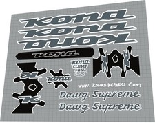Set decalcomanie Kona Dawg