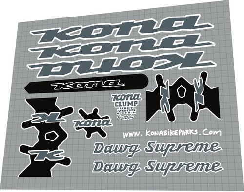 Set decalcomanie kona dawg - set,