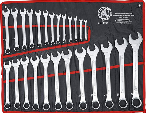 Set chiavi combinate a - 25,