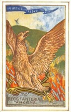 C9311) AREZZO, 70 REGGIMENTO FANTERIA, ILLUSTRATORE MONORCHIO. 