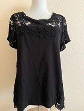 Pretty Adiva Large Black Lace