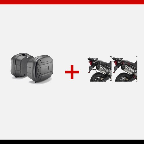 Kit givi trk35bbpack2 - kit, valigie