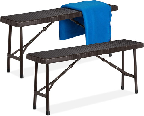 Panchina pieghevole set 2 - pieghevole,, da