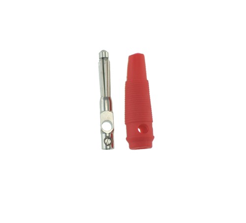 Connettore banana 4mm rosso - 4mm,