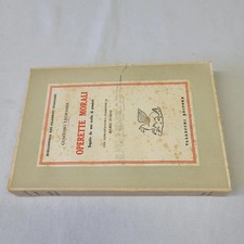 (Giacomo Leopardi) Operette morali 1955 Vallecchi fubini