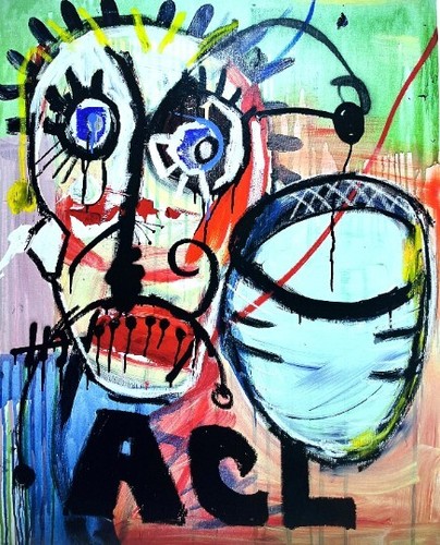 Paul kostabi serigrafia - paul,