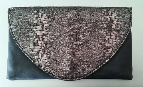 Borsa pochette nera velluto - borsa, in