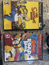 Lot Of 2 Simpson Games  The