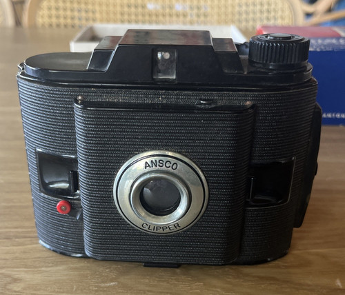 Vintage camera ansco - ansco, clipper
