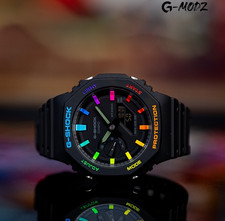 Arcobaleno G-Shock dipinto a