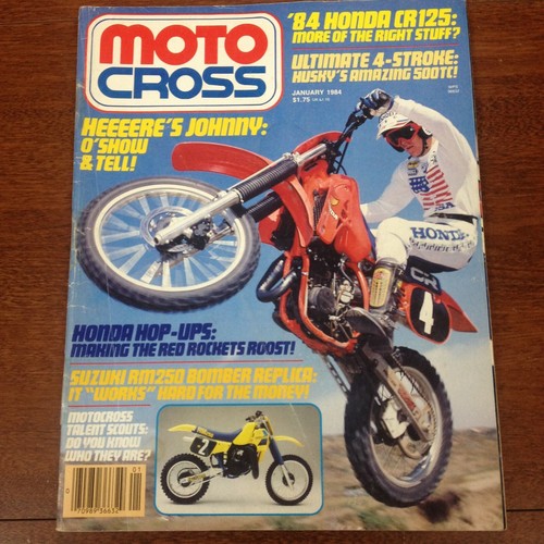 Gennaio 1984 motocross honda - gennaio,