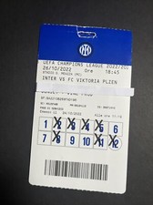 BIGLIETTO STUB/PASS INTER - VIKTORIA PLZEN 2022/2023 UEFA CHAMPIONS LEAGUE UFFICIALE