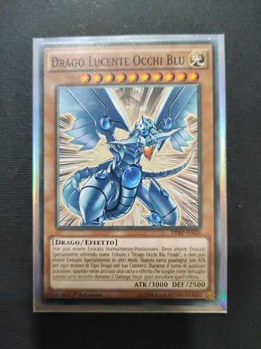 Drago lucente occhi blu - drago,