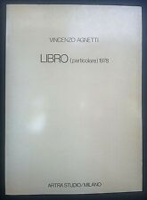 Vincenzo Agnetti LIBRO (particolare) 1978 Artra studio arte concettuale Mulas