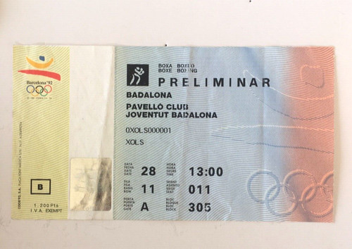 Biglietto boxe olimpiche - boxe,