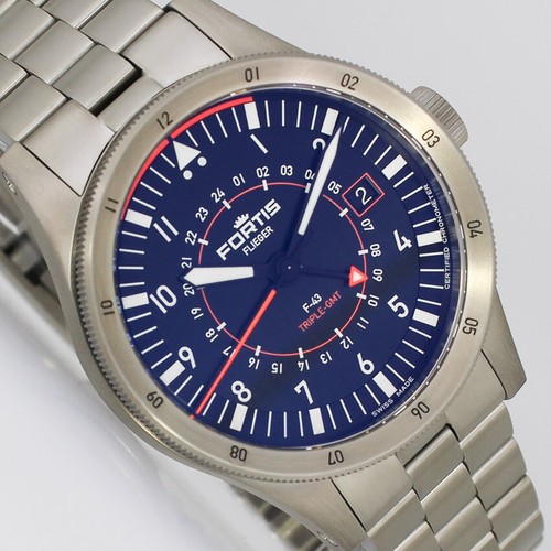 Fortis flieger triple gmt - fortis,