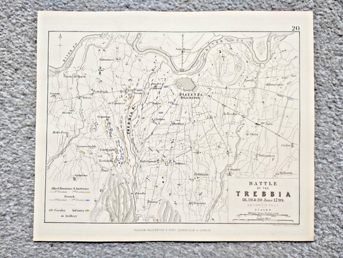 1848 antica mappa che - antica,