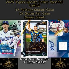 Alex Verdugo - 2025 Topps Update Series Baseball JUMBO - 1X Custodia BREAK #12
