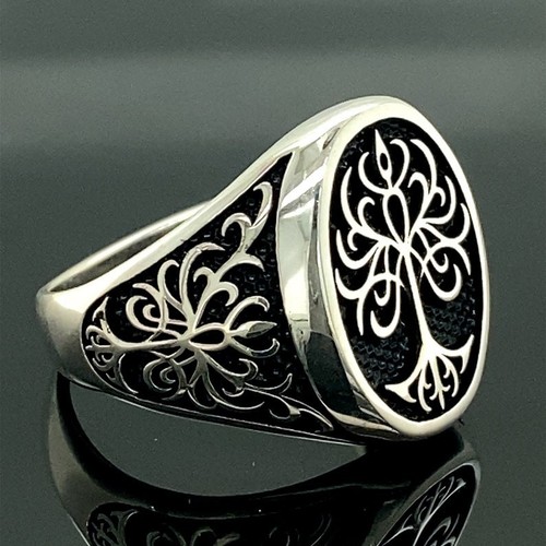 Tree life silver men - life,
