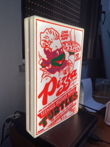 Light box tmnt pizza - box,
