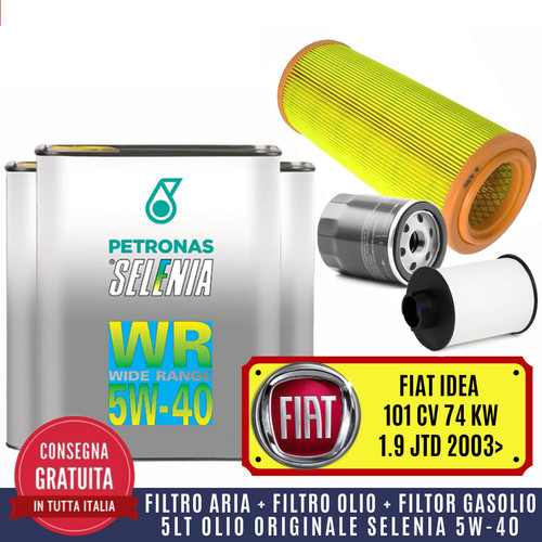 Kit tagliando fiat idea 9 - kit,