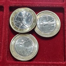 ITALIA 2024-  1 EURO  -UOMO VITRUVIANO-   ECCELLENTE