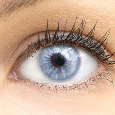 Lenti a Contatto Colorate Azzurre Almeria Blue - Con Porta Lenti a Contatto - Bl