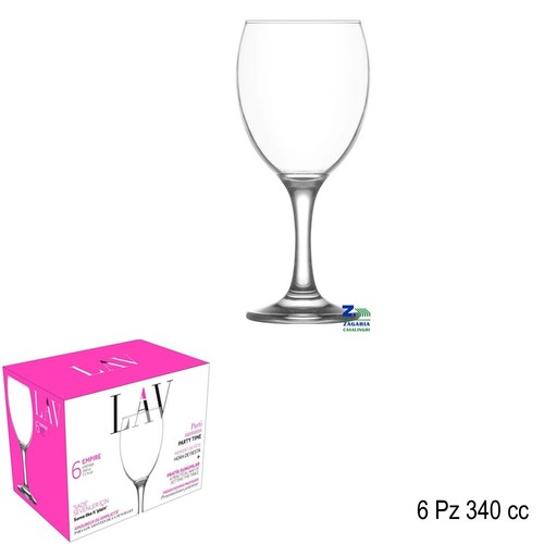 Set bicchiere calice da - pz,
