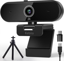 Webcam 2K USB A/C Webcam con