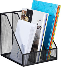 Portariviste Raccoglitore Da Scrivania, Portadocumenti Acciaio, Documenti A4, HL