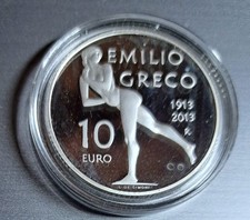 San Marino - 10 Euro 2013 Emilio Greco Ag Argento Argento Moneta Argento