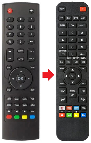 Telecomando adatto per mbox - adatto,