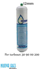 CARTUCCIA BOMBOLA OSSIGENO PER TURBO SET 90 110 OXYTURBO ATTACCO M12 SALDATURA