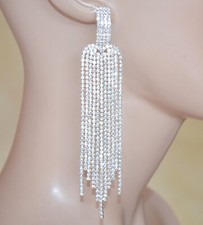 Orecchini Donna argento fili