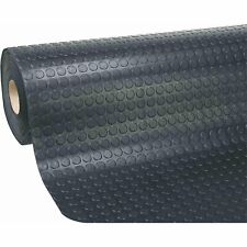 LASTRA GOMMA PAVIMENTO NERA BOLLE ROTOLO BULLONATO RIVESTIMENTO 3mm LARG. 120cm