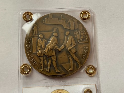 Medaglia bronzo 1984 san - medaglia,