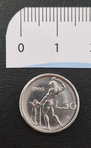 Moneta lire piccola del - 50,