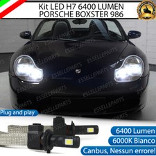 KIT LED H7 PORSCHE BOXSTER 986 FENDINEBBIA 6400 LUMEN CANBUS 6000K BIANCO