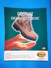 RITAGLIO DI GIORNALE CLIPPING PUBBLICITA' GRISPORT SCARPE DA COLLEZIONE - (141)