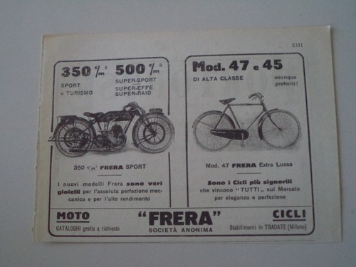 Advertising pubblicità 1924 - advertising,