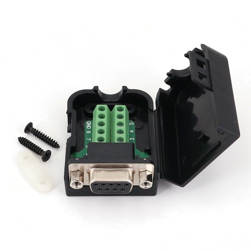 Sub db9 femmina nero cover - d-sub,